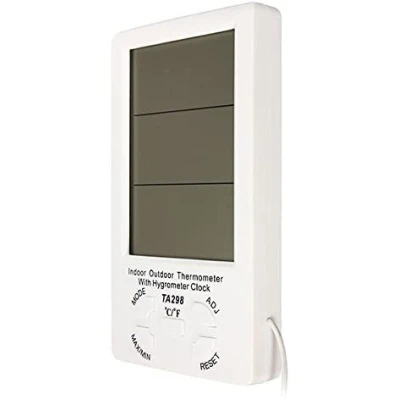 Termometru Multifunctional cu Ceas si Senzor de Umiditate TA298