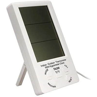 Termometru Multifunctional cu Ceas si Senzor de Umiditate TA298