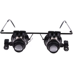 Ochelari Cu Lentile Microscop 20x Si LED