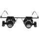 Ochelari Cu Lentile Microscop 20x Si LED