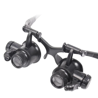 Ochelari Cu Lentile Microscop 20x Si LED