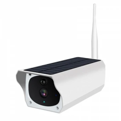 Camera solara HD pentru exterior microfon si speaker incorporat