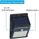 Set 2 Lampi BRIGHT 30 LED Solare cu senzor de miscare si lumina 1 mod ILUMINARE