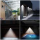 Set 2 Lampi BRIGHT 30 LED Solare cu senzor de miscare si lumina 1 mod ILUMINARE
