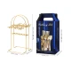 Set 24 piese tacamuri AURII cu suport otel inoxidabil