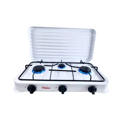 Aragaz portabil cu 3 ochiuri model 2855 alimentare butelie ALB