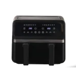 Friteuza cu aer cald dublu compartiment panou tactil digital putere 3000W