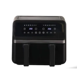 Friteuza cu aer cald dublu compartiment panou tactil digital putere 3000W