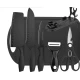 Set bucatarie complet 7 in 1 cutite foarfeca curatator tocator si suport Organizator