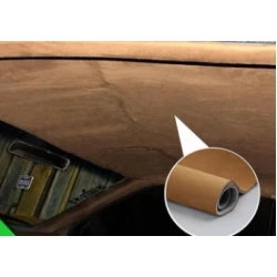 Sul piele sintetica tip Alcantara 0.75 x 2.5m MARO DESCHIS tapiterii capitonaje auto