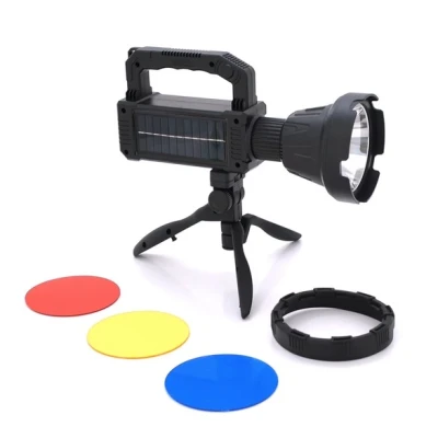 Lanterna portabila de mana W5109 incarcare Solara corp din plastic