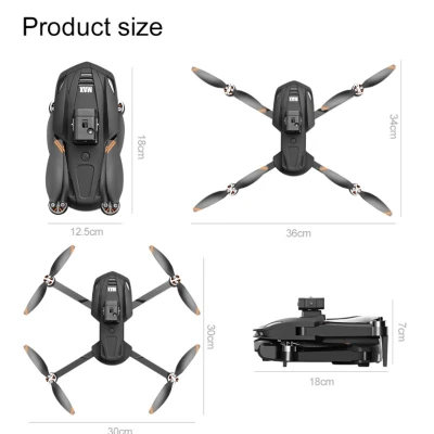 Drona V168 MAX GPS cu camera 8K pliabila 22 min zbor Telecomanda Smart