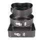 UB Set 3 tavi pentru copt forma Inima/Rotunda/Patrata cu baza detasabila 24/26/28 cm AM