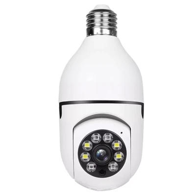 Camera de Supraveghere WiFi Tip Bec cu Rotire 355 Full HD Senzor de Miscare PIR si Audio Bidirectional