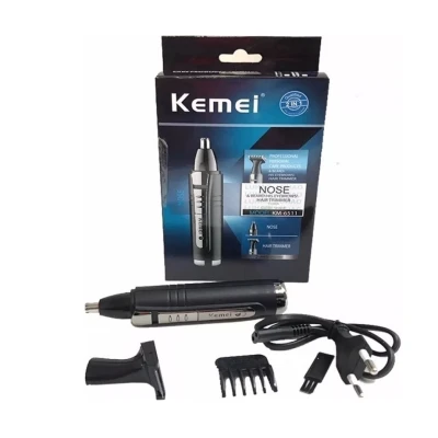 Aparat de tuns Kemei KM 6511 reincarcabil pentru barba si urechi