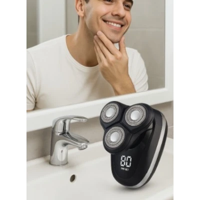 Aparat de ras electric Kemei KM T377 reincarcabil pentru fata