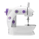 Masina de cusut portabila mini SM 202A cu 2 fire 2 viteze compacta
