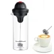 Mixer spumant de lapte pentru cafea cu recipient negru