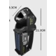 Lanterna de mana W5166 cu incarcare solara port tip C indicator baterie rotatie 360