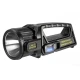 Lanterna de mana W5166 cu incarcare solara port tip C indicator baterie rotatie 360