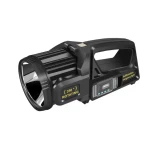 Lanterna de mana W5166 cu incarcare solara port tip C indicator baterie rotatie 360
