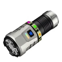 Mini lanterna de mana YM F86X magnetica de 3300 lumeni