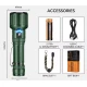 Lanterna YM A83 ultra puternica 5000 lumeni reincarcabila prin USB C LED