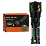 Lanterna YM G640Y 1 cu raza lunga de actiune 4000 lm baterie 32700 5 moduri iluminare si zoom reglabil