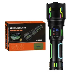 Lanterna YM G640Y 1 cu raza lunga de actiune 4000 lm baterie 32700 5 moduri iluminare si zoom reglabil