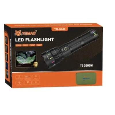 Lanterna de mana YM G646 de 4000LM LED 60W Bateria 451350