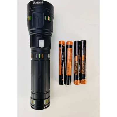 Lanterna de mana puternica YM G600 fascicul luminos cu raza lunga de acțiune de 3000m