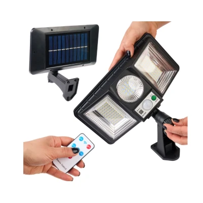 Lampa solara GD2202 putere 50W cu 3 surse de iluminare