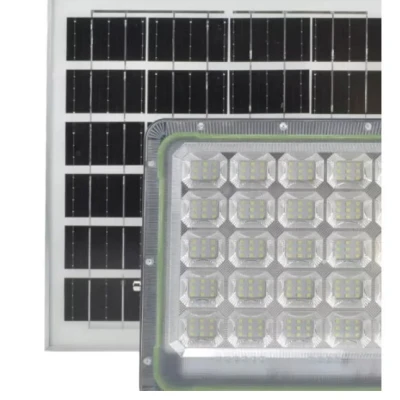 Proiector solar LED impermeabil 300W cu panou si telecomanda GD300X