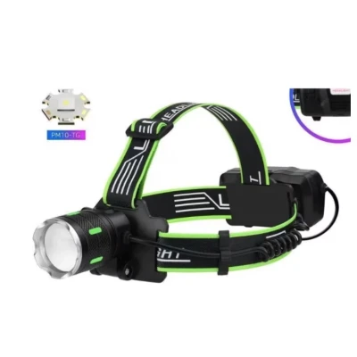 Lanterna de cap cu led si acumulator BL SXB A43 de 30W zoom pentru camping pescuit