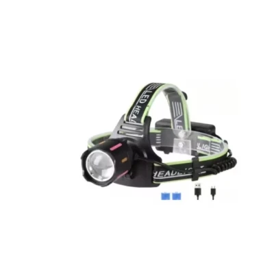 Lanterna de cap cu led si acumulator BL SXB A43 de 30W zoom pentru camping pescuit