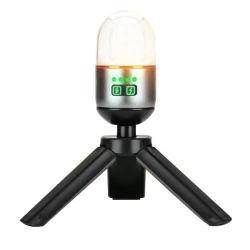 Mini Lanterna de camping multifunctionala reincarcabila YM B81 cu baza magnetica si trepied 9 moduri de iluminare