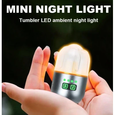 Mini Lanterna de camping multifunctionala reincarcabila YM B81 cu baza magnetica si trepied 9 moduri de iluminare