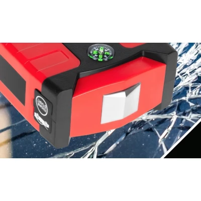 Jump starter power bank cu cabluri de pornire si compresor 10.000 mAh cutie de transport
