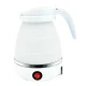 Fierbator electric tip cana pliabil Silicon/Inox putere 600W capacitate 0.6L ALB