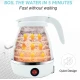 Fierbator electric tip cana pliabil Silicon/Inox putere 600W capacitate 0.6L ROZ