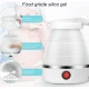 Fierbator electric tip cana pliabil Silicon/Inox putere 600W capacitate 0.6L ROZ