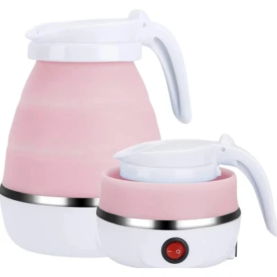 Fierbator electric tip cana pliabil Silicon/Inox putere 600W capacitate 0.6L ROZ