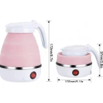Fierbator electric tip cana pliabil Silicon/Inox putere 600W capacitate 0.6L ROZ