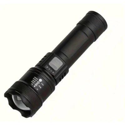 Lanterna LED de mana TY 908M reincarcabila cu luminozitate maxima de 1200 lm