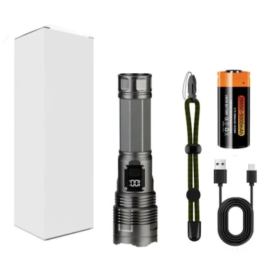 Lanterna super luminoasa CB 6501 putere 30W zoom 1000M raza de actiune 5 moduri iluminare