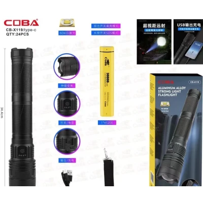 Lanterna profesionala de mana CB X119 incarcare type C