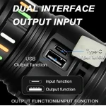 Lanterna reincarcabila LED de mana COBA CB W518 cu raza de actiune de 3 km