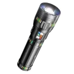 Lanterna reincarcabila LED de mana COBA CB W518 cu raza de actiune de 3 km
