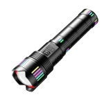 Lanterna profesionala de mana CB 802 cu indicator baterie si incarcare usb C