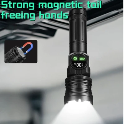 Lanterna portabila CB A280 cu zoom LCD in 4 culori si magnet